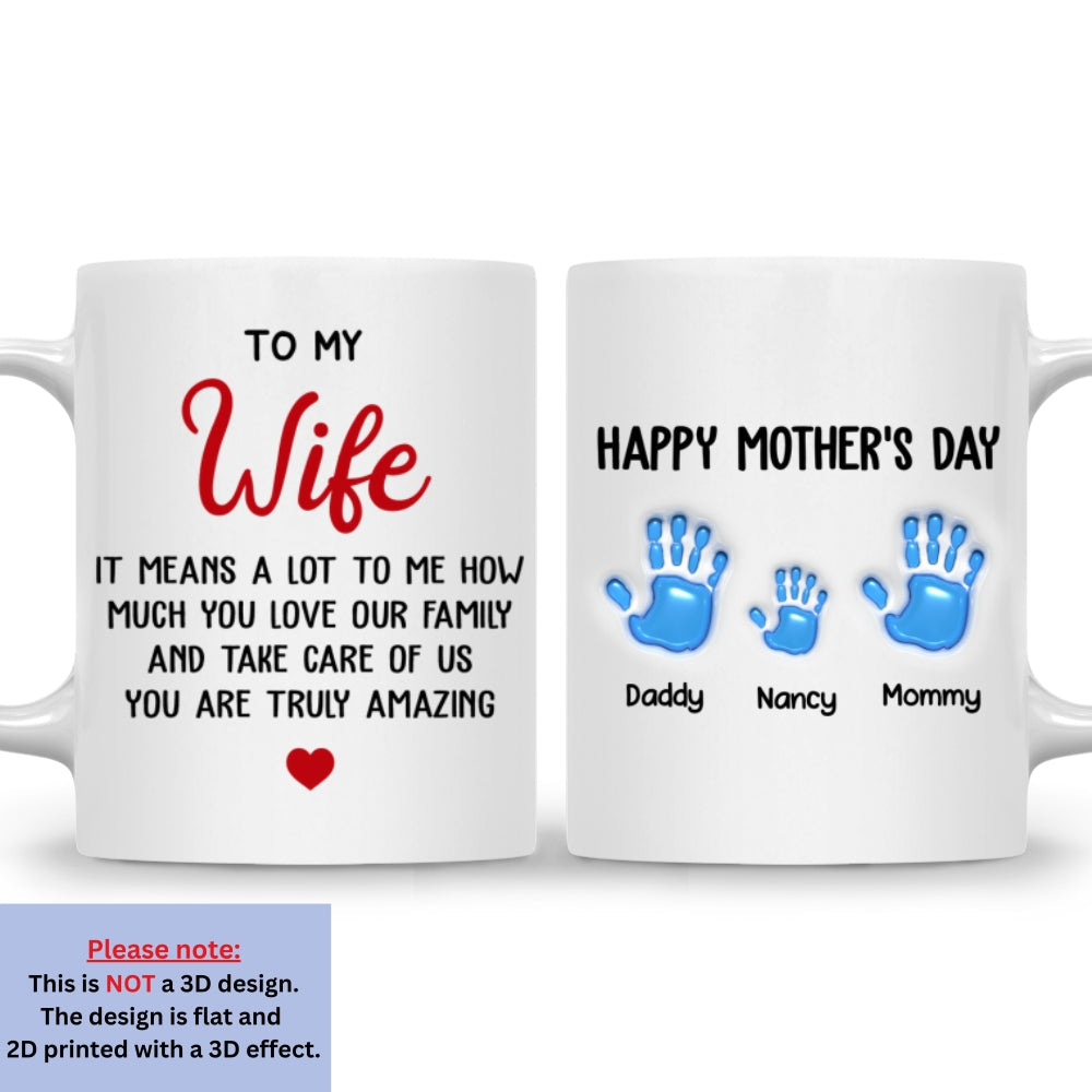 Amazing Wife - Personalized Custom 3D Inflated Effect Mug