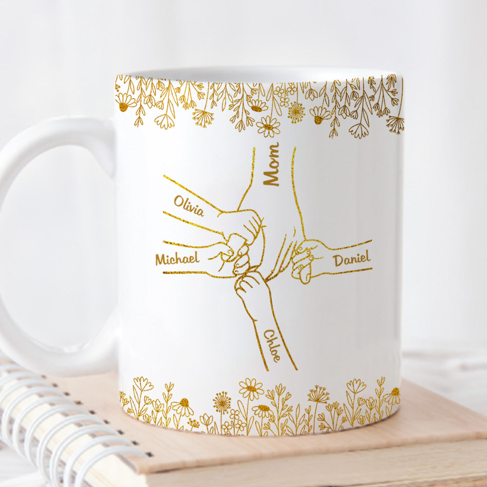 Love Mom Grandma - Personalized Custom Coffee Mug