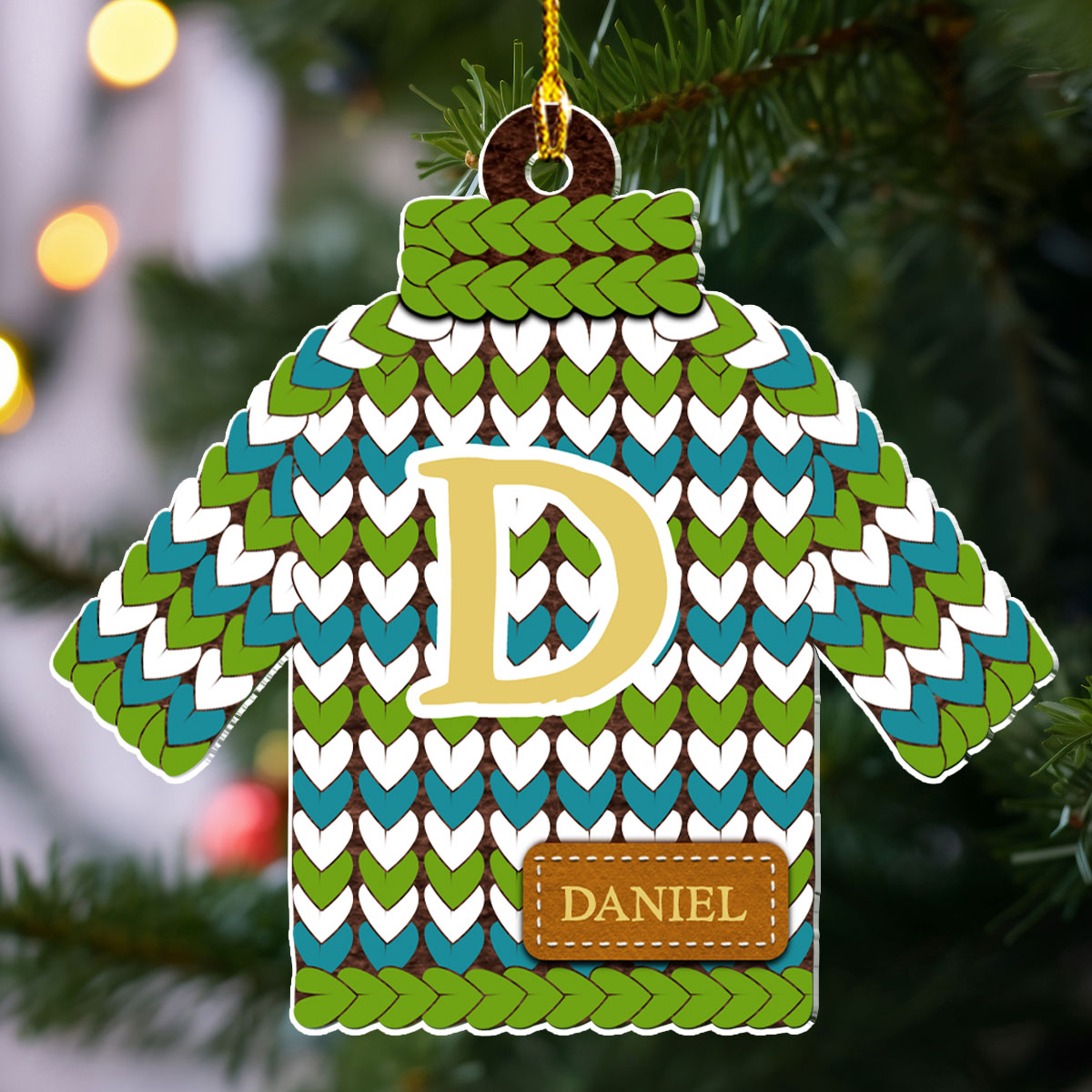 Christmas Sweater - Personalized Custom Acrylic Ornament