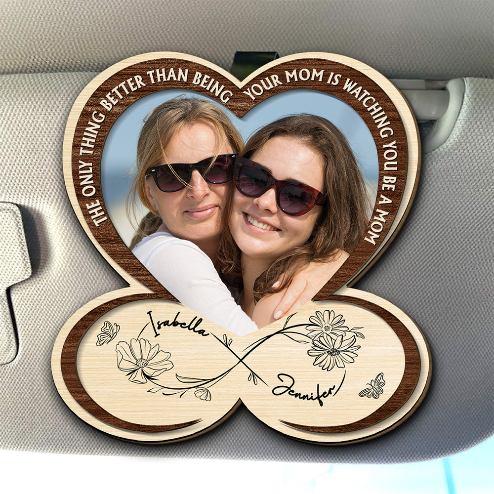 Drive Safe Mommy - Personalized Custom Car Visor Clip