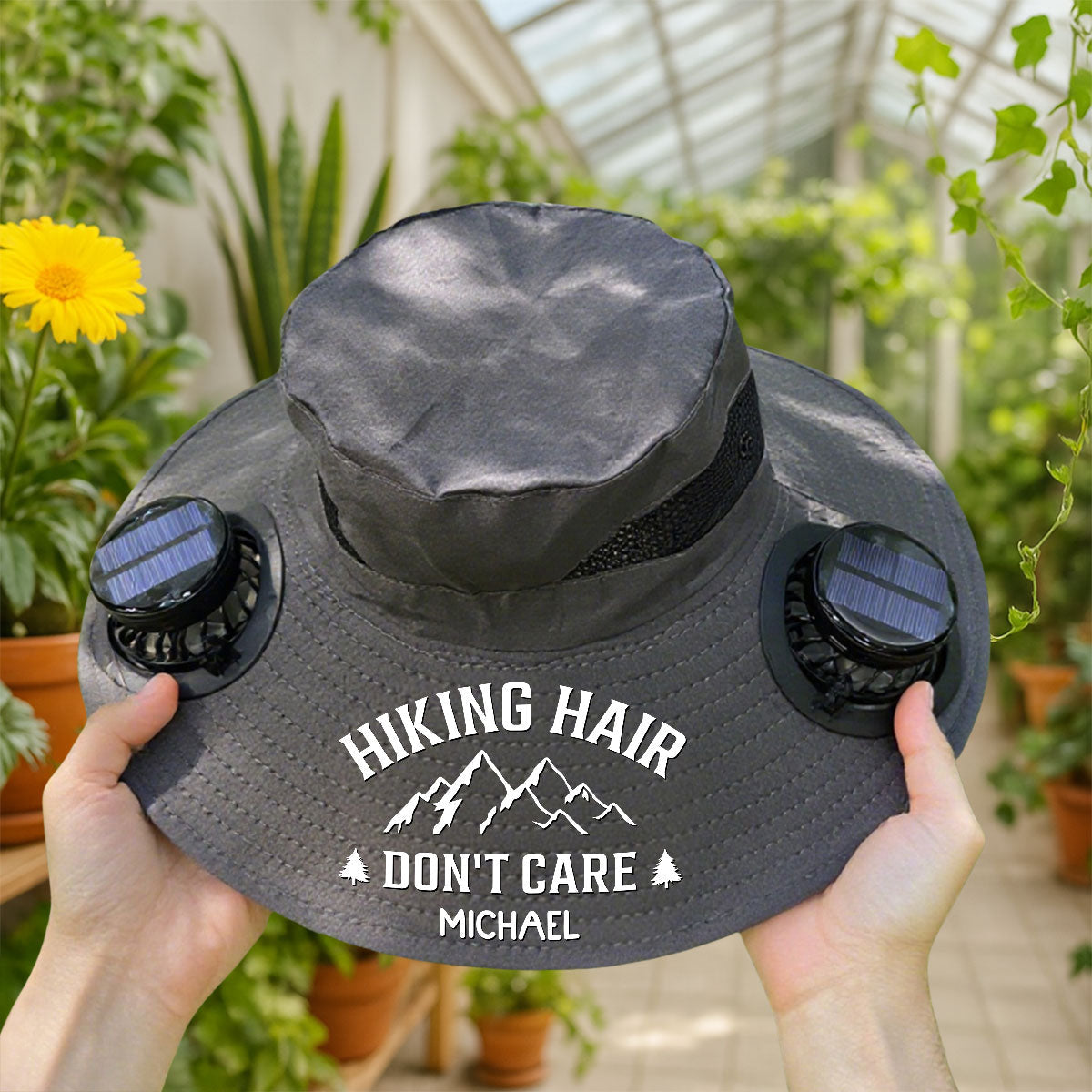 Hiking hair - Personalized Custom Solar Fan Hat
