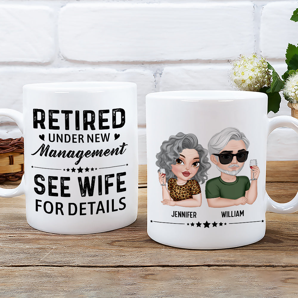 Under New Management - Personalized Custom Coffee Mug