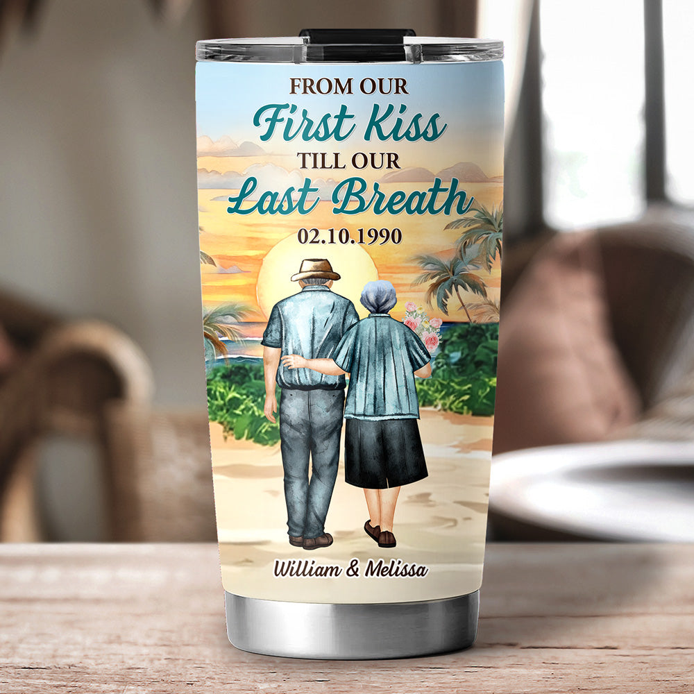 From Our First Kiss - Personalized Custom Tumbler