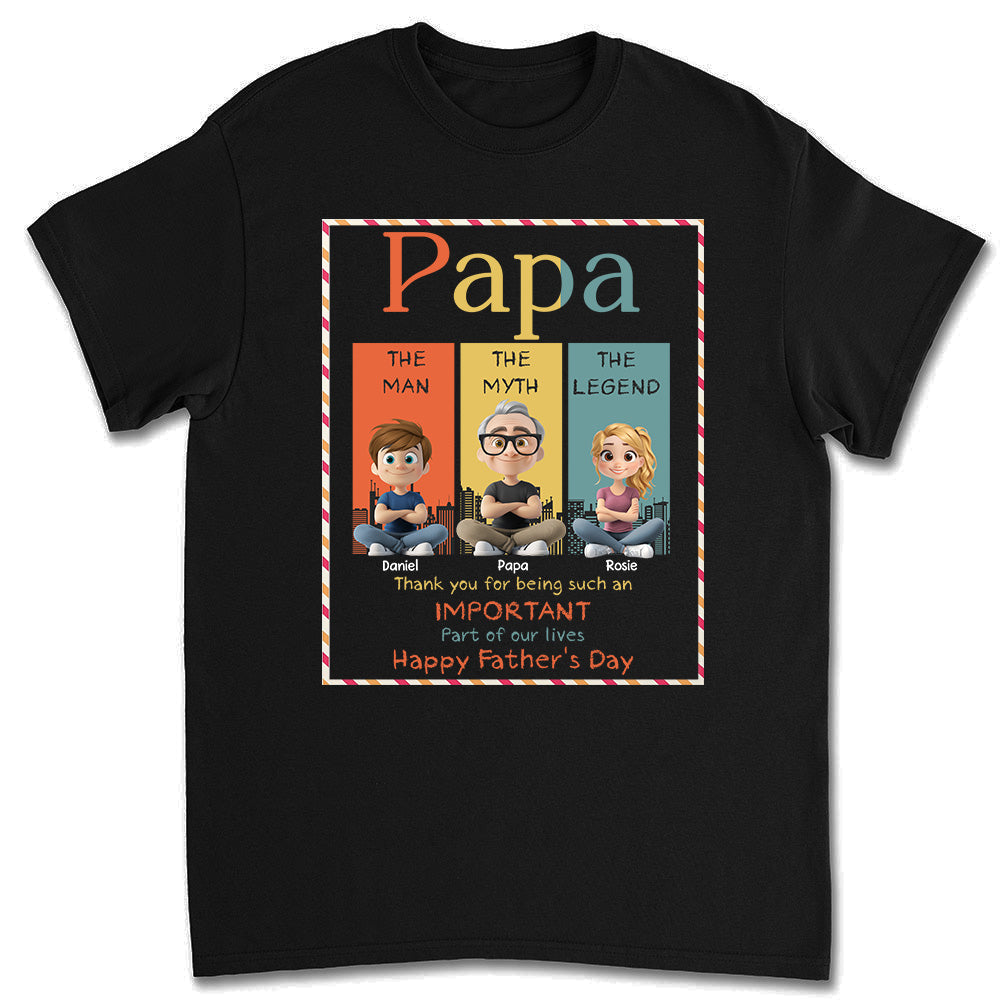 The Myth Who Raised Me - Personalized Custom Shirt