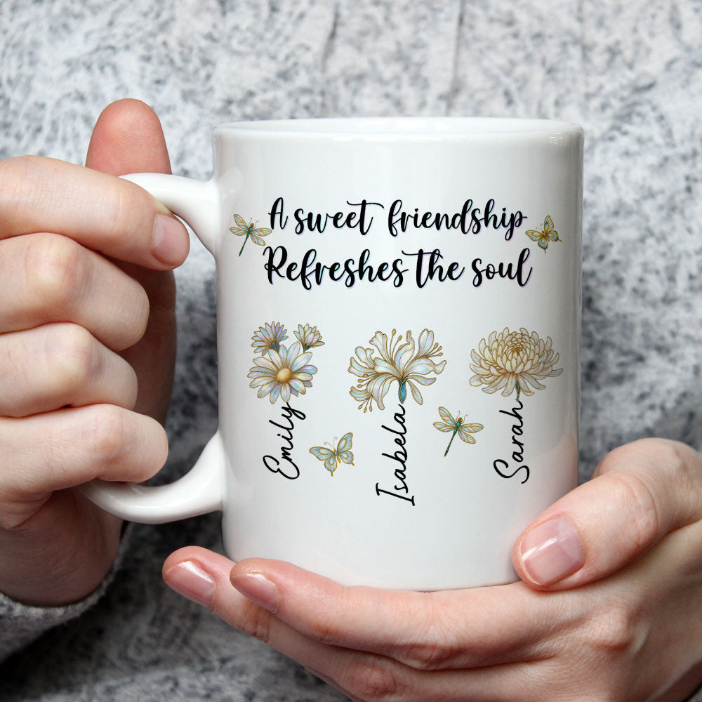 A Sweet Friendship - Personalized Custom Coffee Mug
