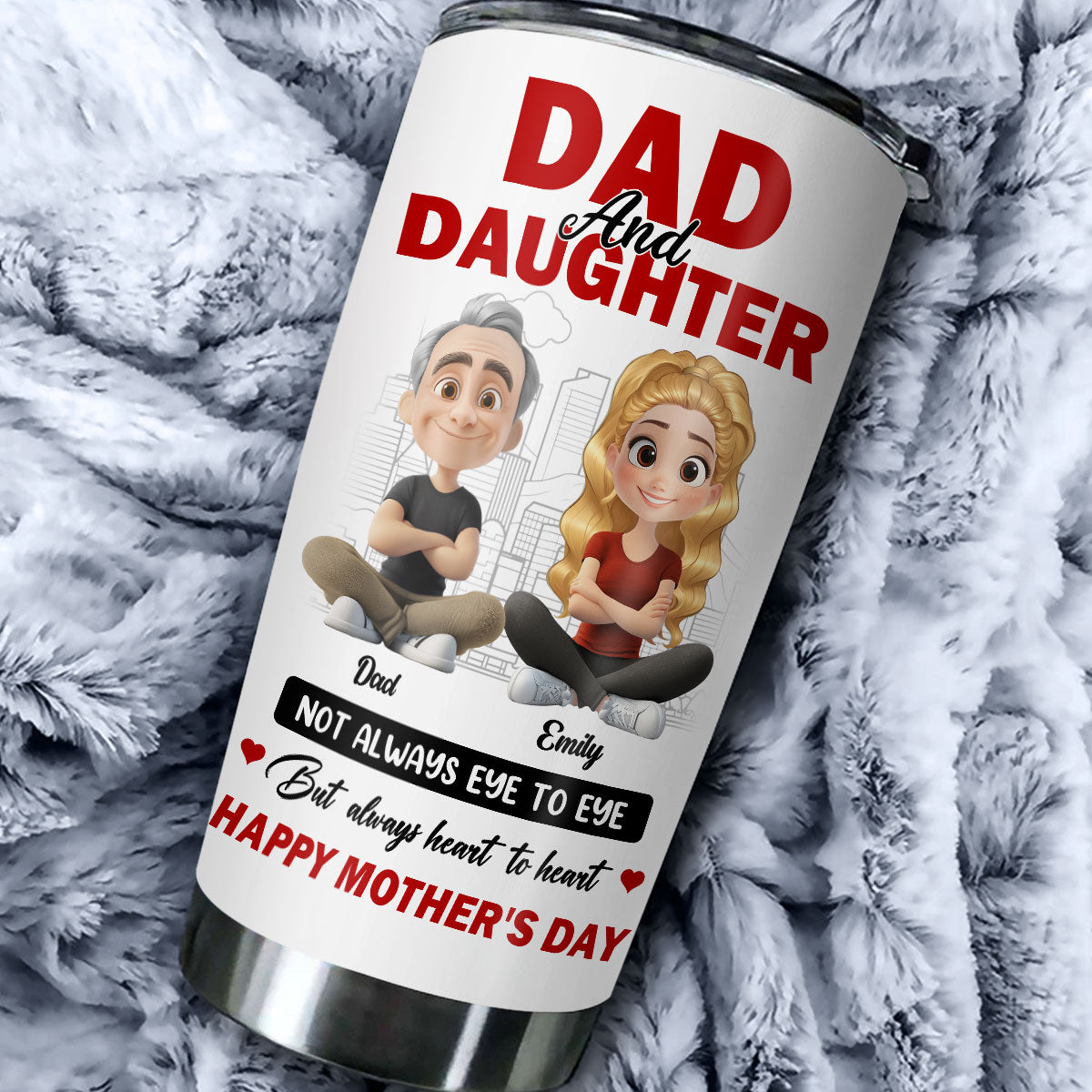 Different Minds One Loving Bond - Personalized Custom Tumbler