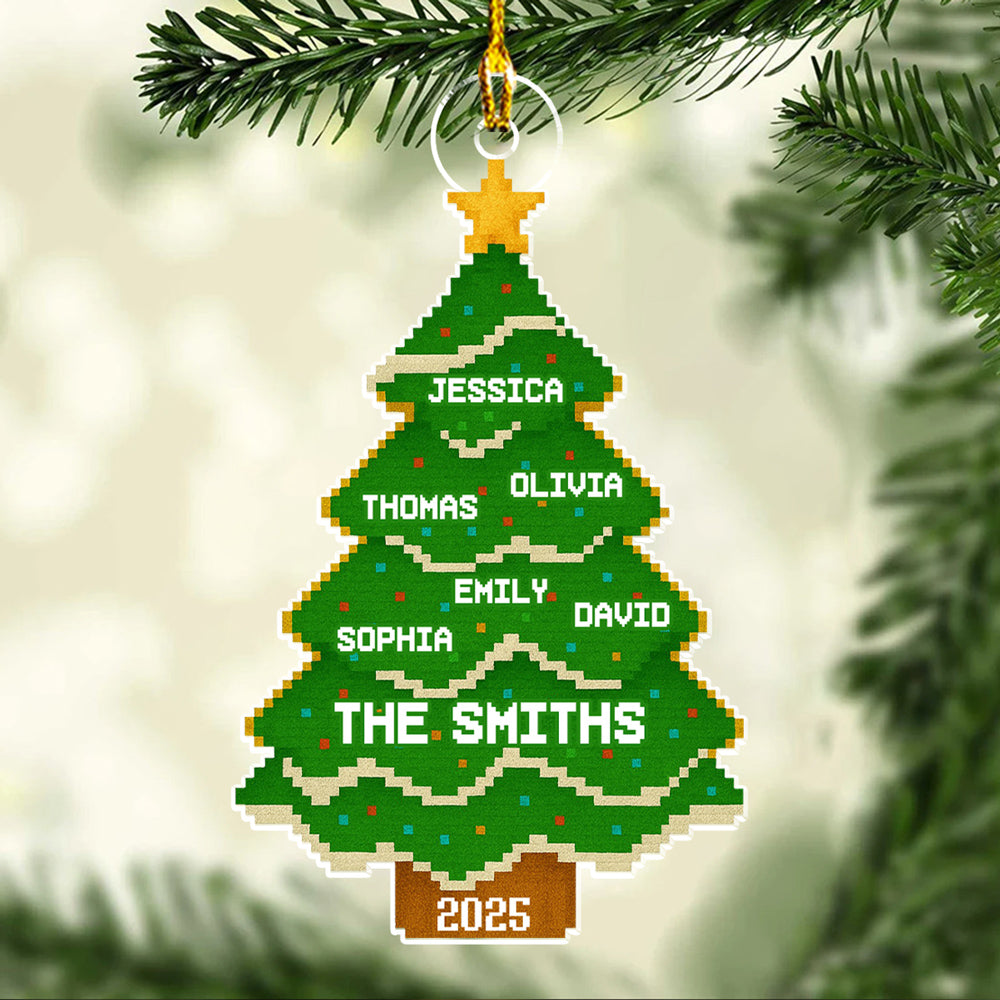 Lovely Family Tree - Personalized Custom Acrylic Ornament