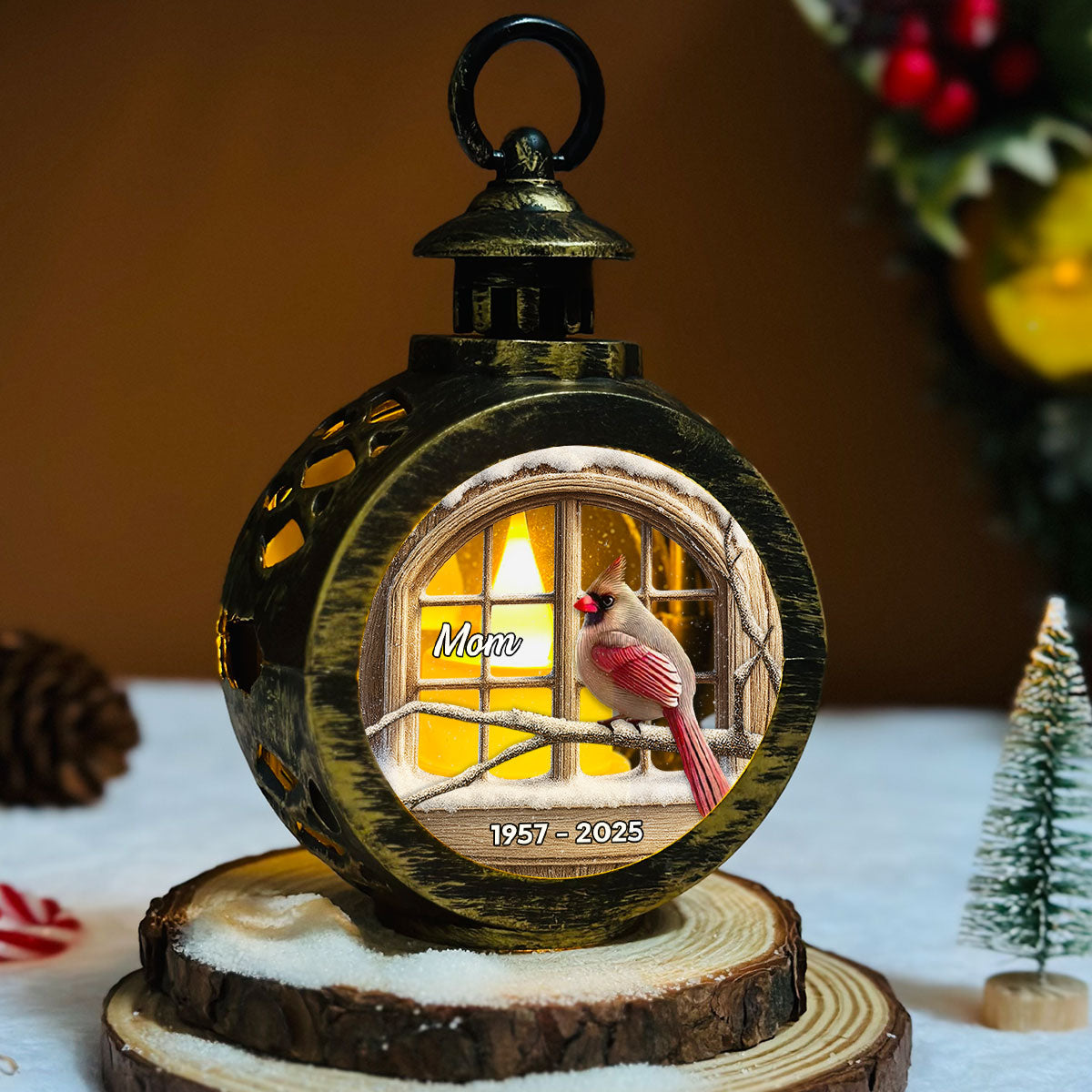 We Are Always With You - Personalized Custom Christmas Lantern