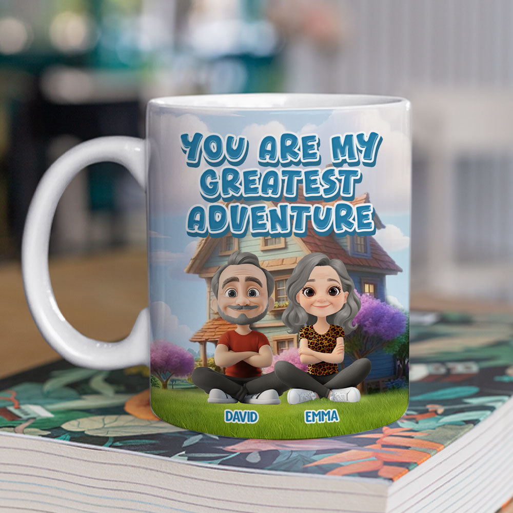 You Are My Greatest Adventure - Personalized Custom Coffee Mug