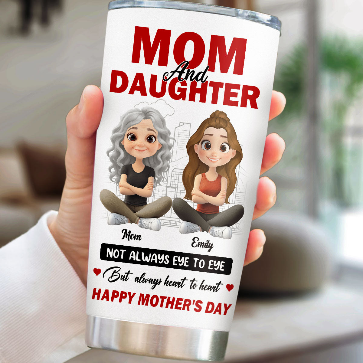 We May Disagree Love Stays Strong - Personalized Custom Tumbler