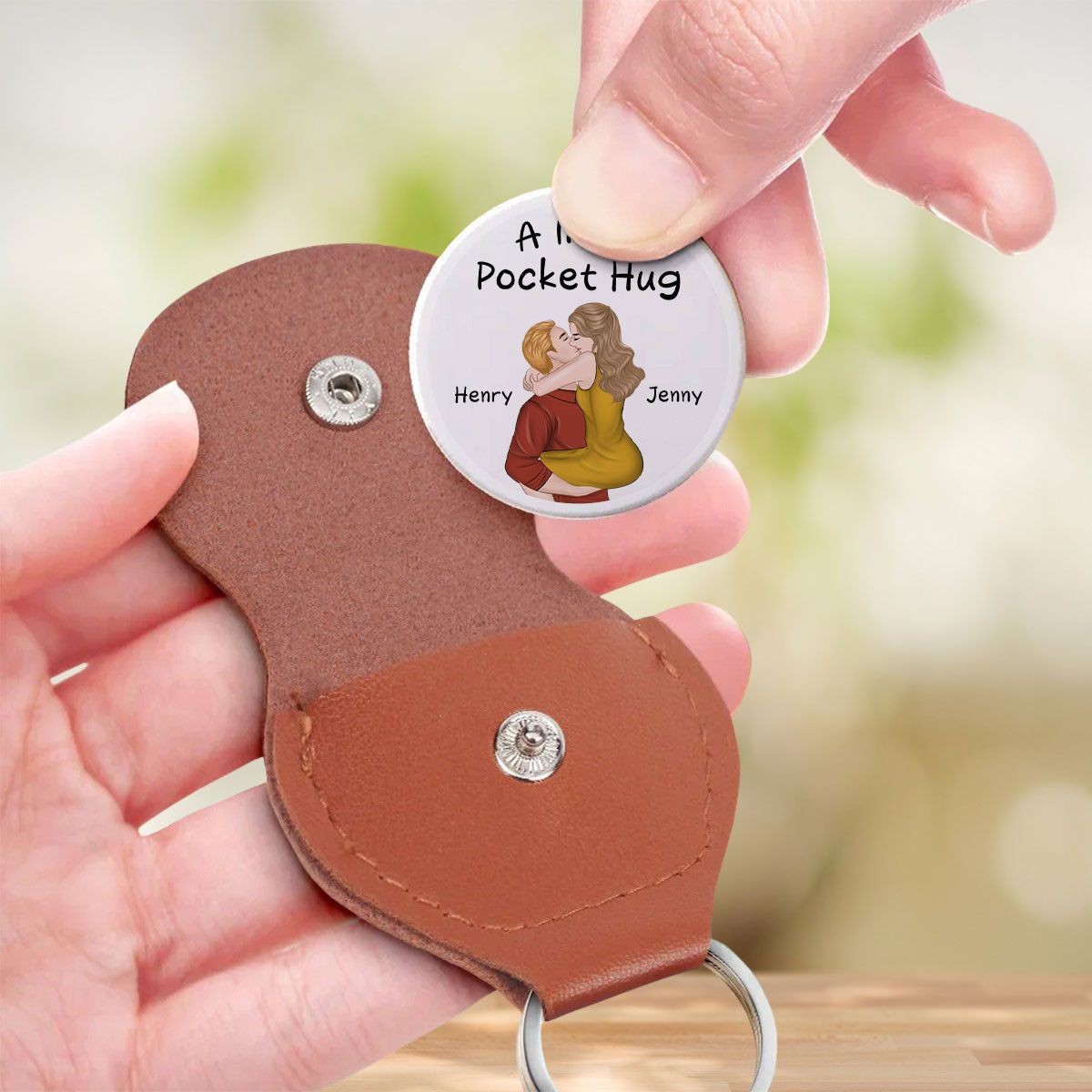 A little Pocket Hug - Personalized Custom Pocket Hug