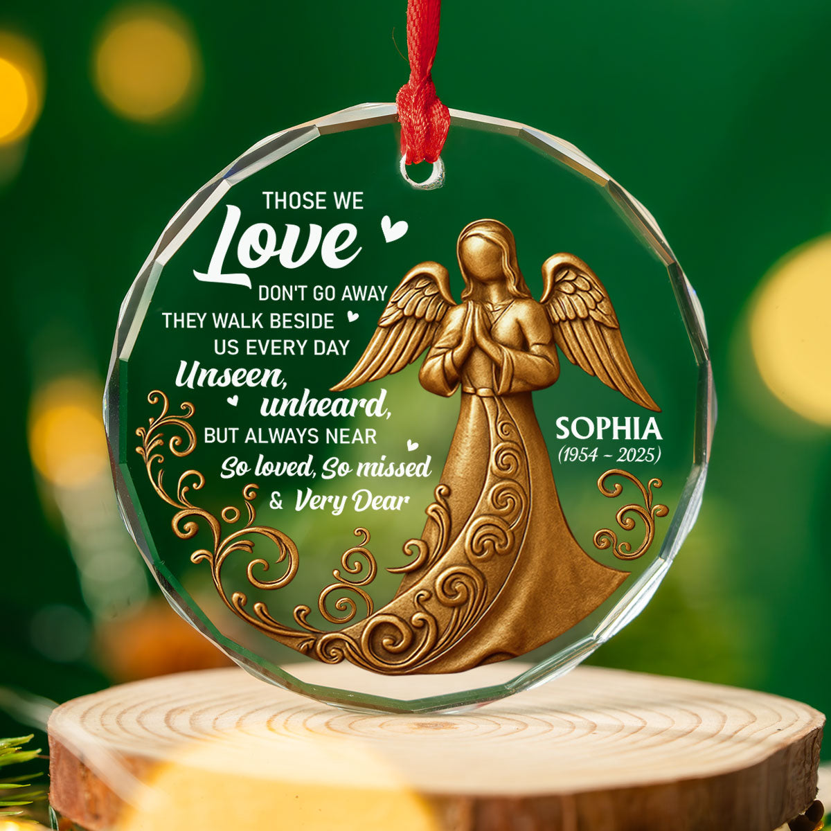 Every Day - Personalized Custom Glass Ornament