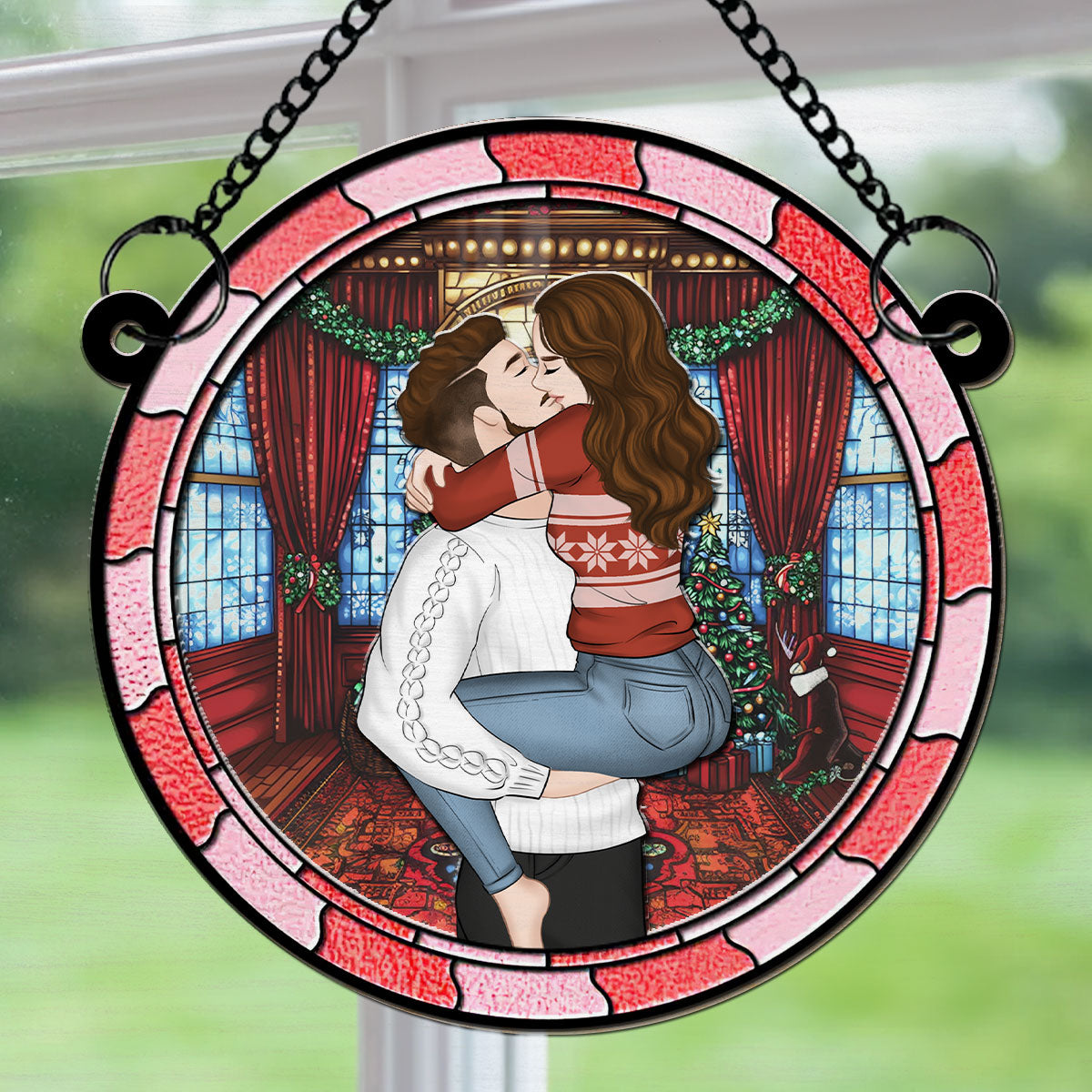 The Best Things In Life Are Better With You  - Personalized Custom Suncatcher