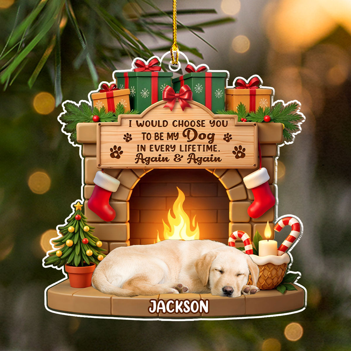 Your Forever Home Photo - Personalized Custom Acrylic Ornament