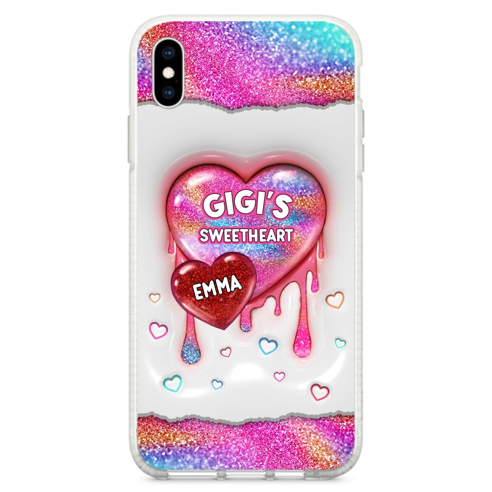 Grandma Love - Personalized Custom 3D Inflated Effect Phone Case