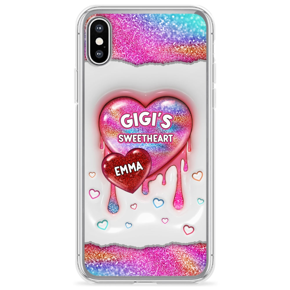 Grandma Love - Personalized Custom 3D Inflated Effect Phone Case