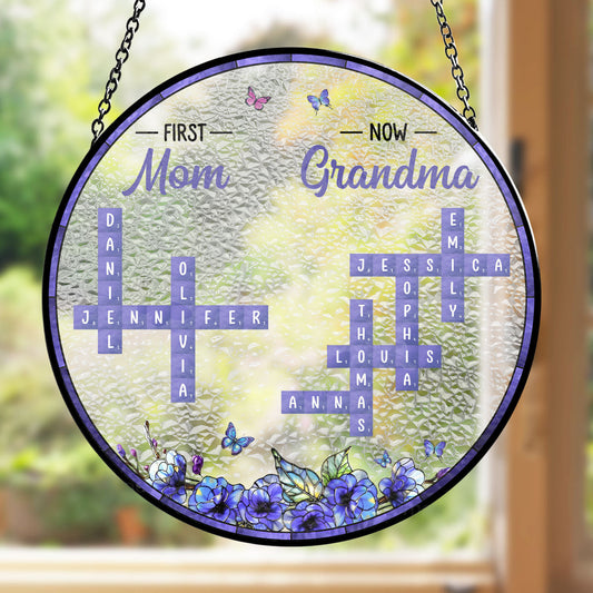The Secret Garden Crossword - Personalized Custom Window Hanging Suncatcher