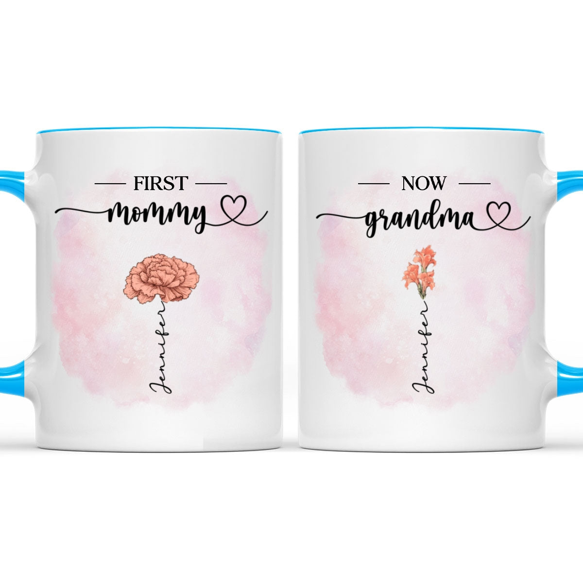 Love Mommy - Personalized Custom Accent Mug