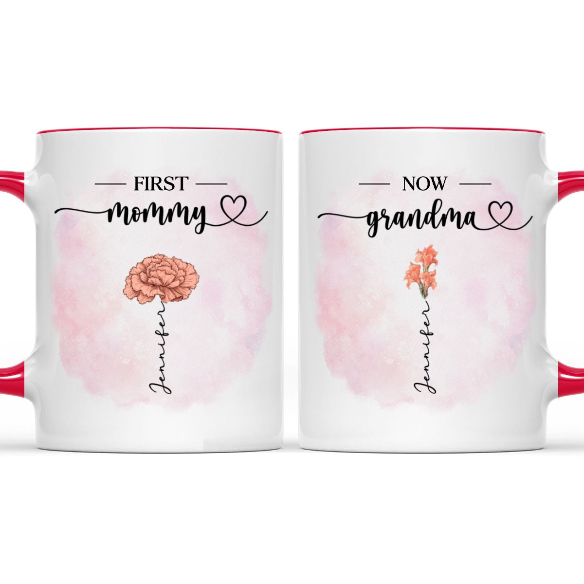 Love Mommy - Personalized Custom Accent Mug
