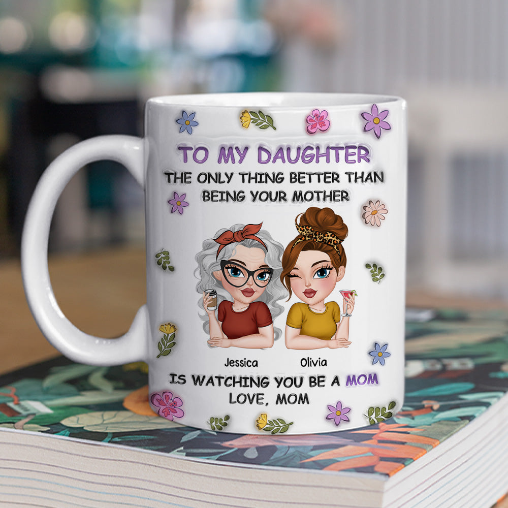 A Love Of Mother - Personalized Custom 3D Inflated Effect Mug