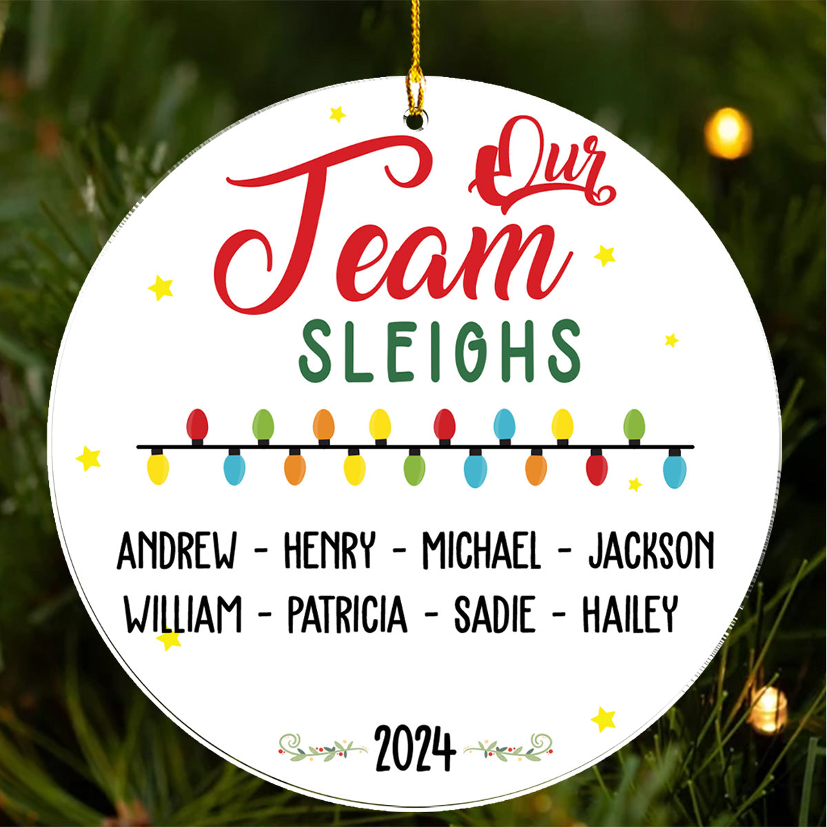 Best Teammate - Personalized Custom Acrylic Ornament