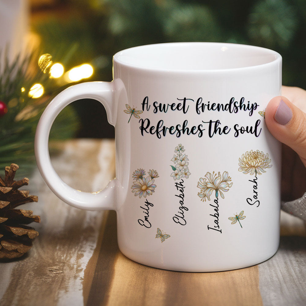 A Sweet Friendship - Personalized Custom Coffee Mug