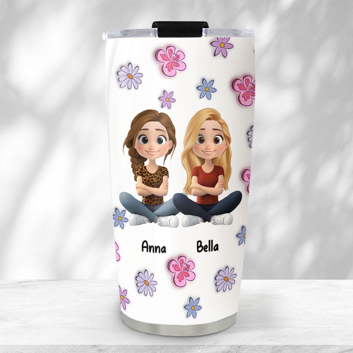 My Best Friend - Personalized Custom 3D Inflated Effect Tumbler