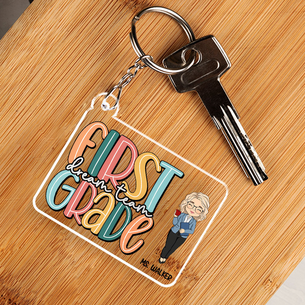 Back To School - Personalized Custom Acrylic Keychain