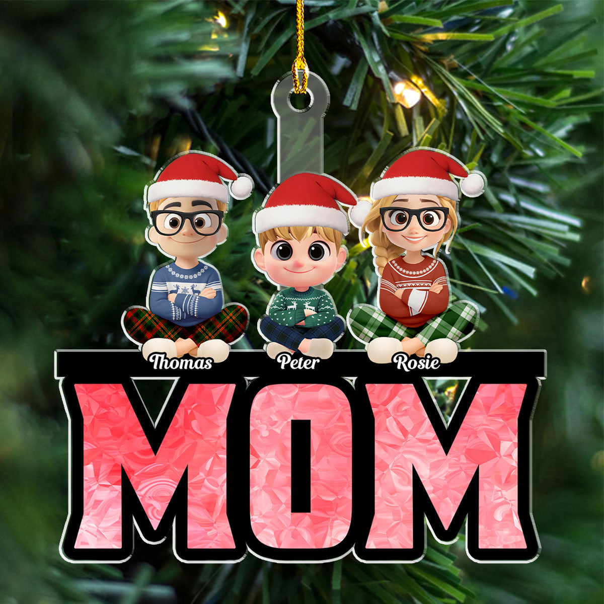 Mother Is Our Sunshine - Personalized Custom Acrylic Ornament