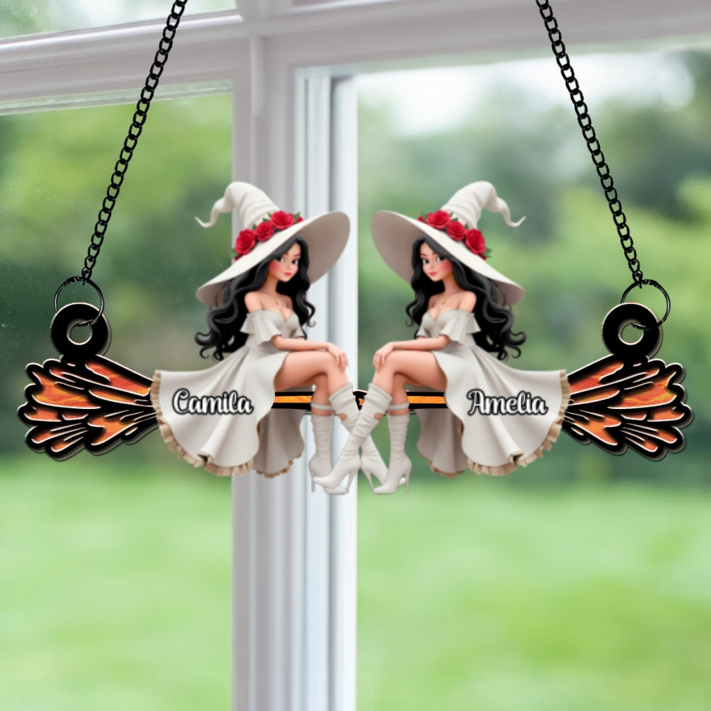 Magical Witchy Bestie - Personalized Custom Suncatcher