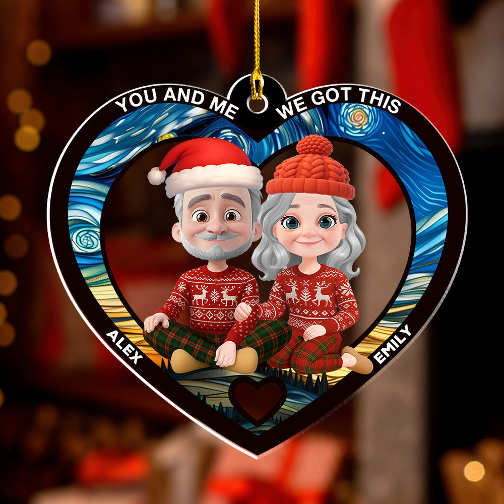 You And Me Always Together - Personalized Custom Acrylic Ornament