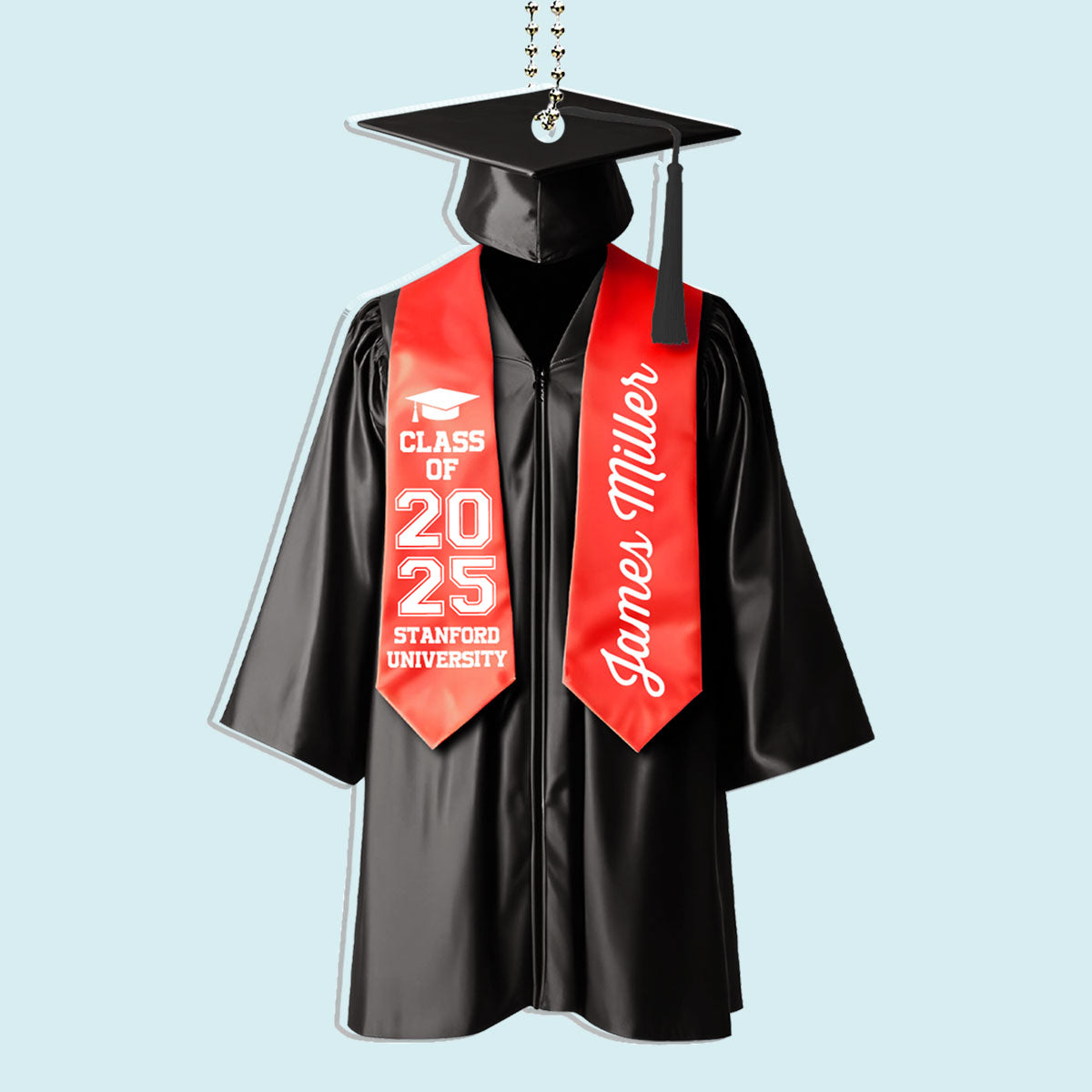 Happy Graduation - Personalized Custom Car Ornament