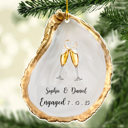 Just Engaged - Personalized Custom Acrylic Ornament