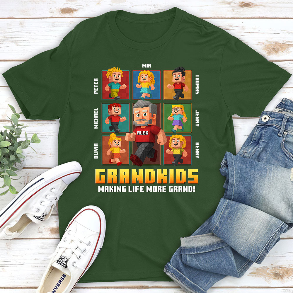 Grandkids Make Life Grand - Personalized Custom Shirt