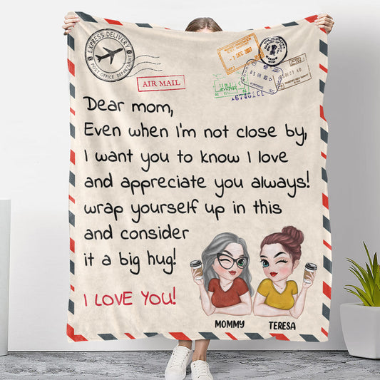 Love Mom So Much - Personalized Custom Fleece Blanket