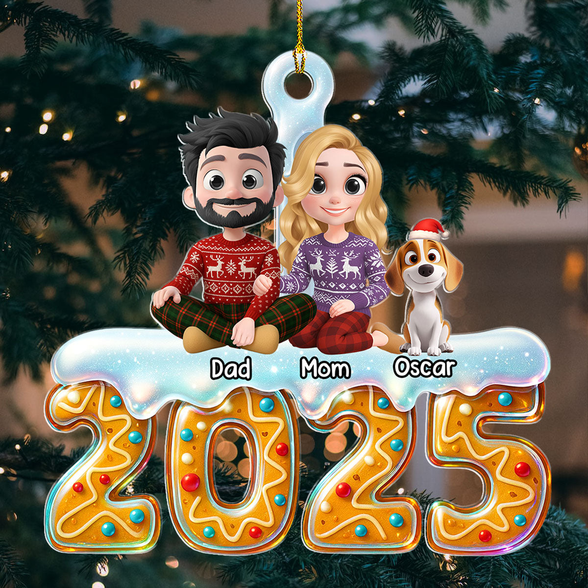 2025 Family Reunion - Personalized Custom Acrylic Ornament