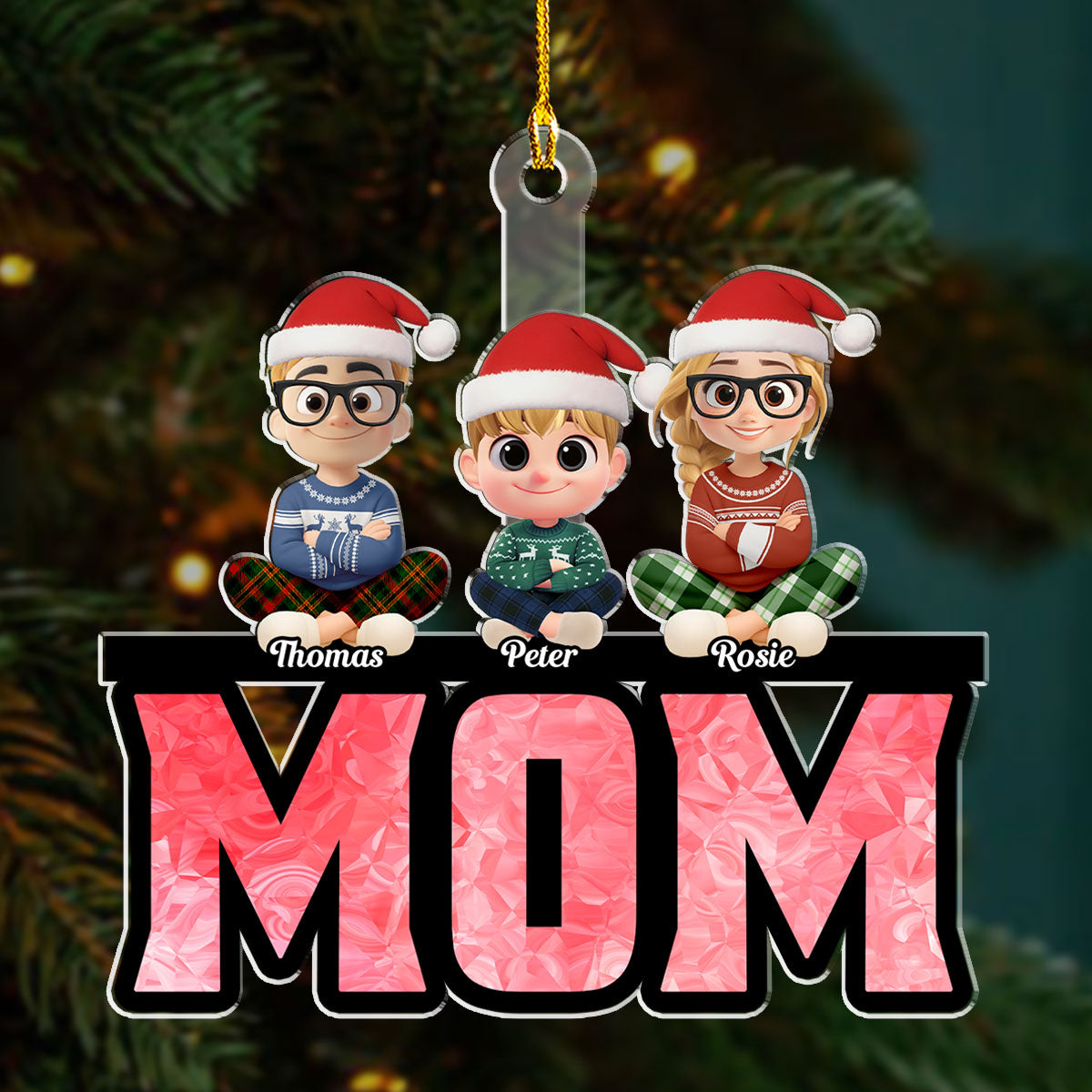 Mother Is Our Sunshine - Personalized Custom Acrylic Ornament