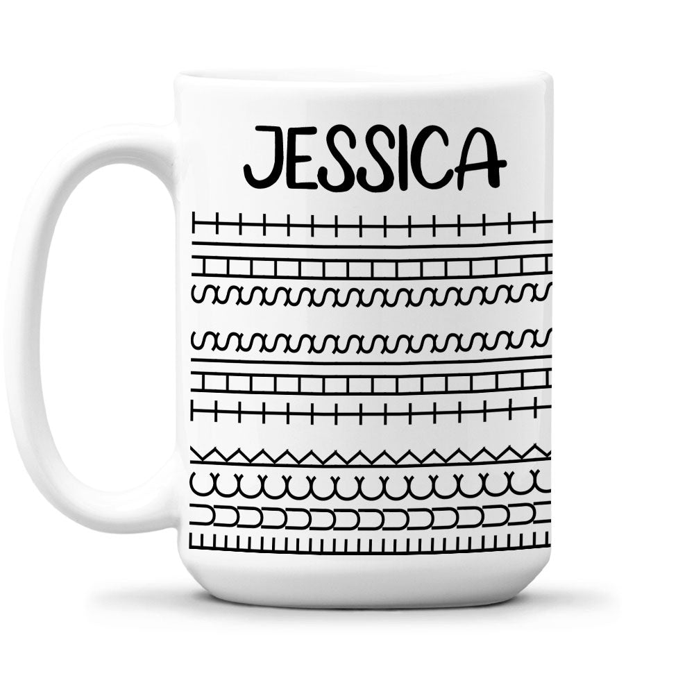 Hidden Words Pure Poetry - Personalized Custom Coffee Mug