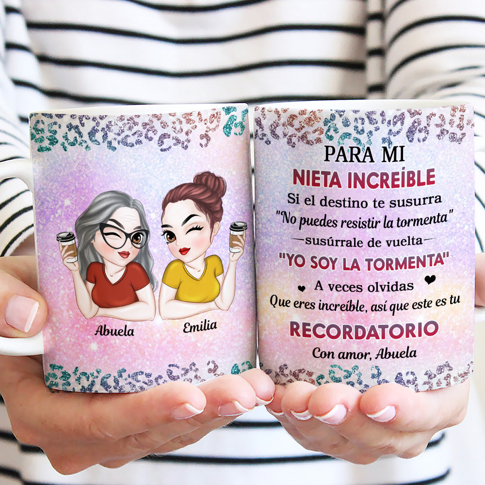 Meine Tapfere Enkelin - Personalisierte Kaffeetasse