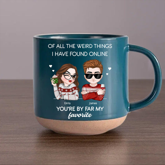 I Have Found Online - Personalized Custom Pottery Mug