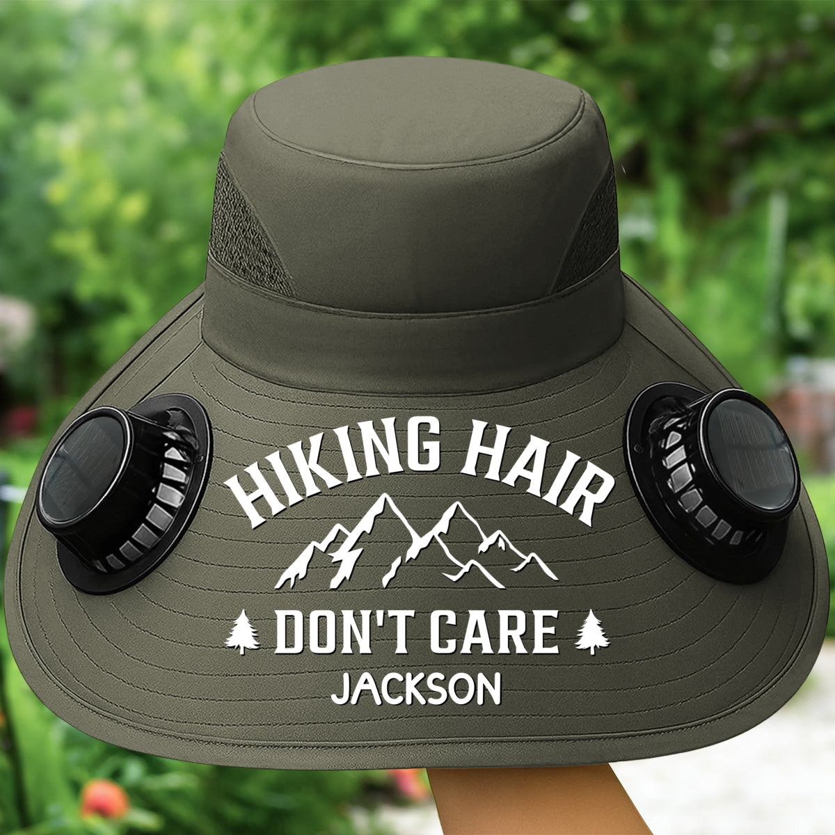 Hiking hair - Personalized Custom Solar Fan Hat