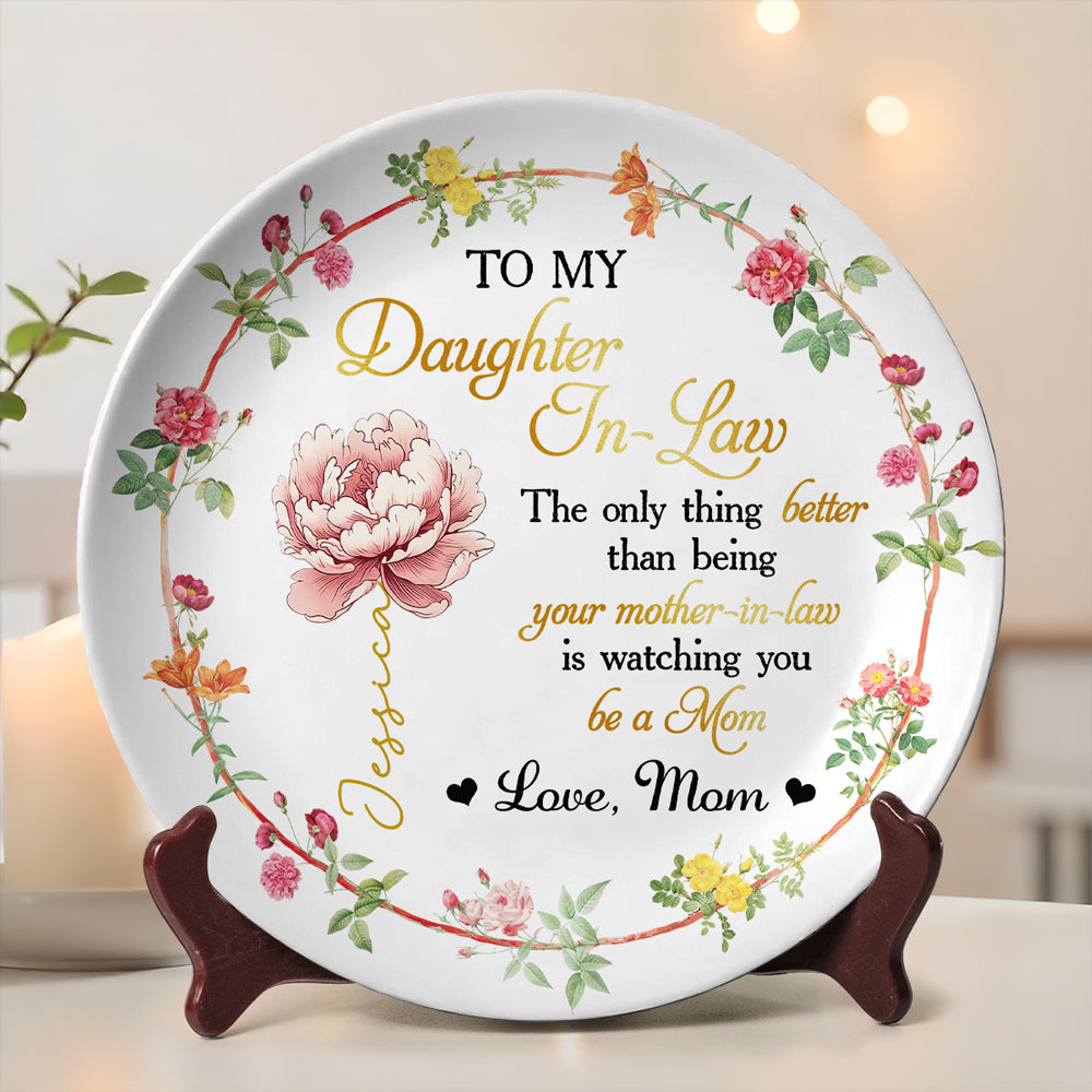 Love My Daughter In Law - Personalized Custom Plate