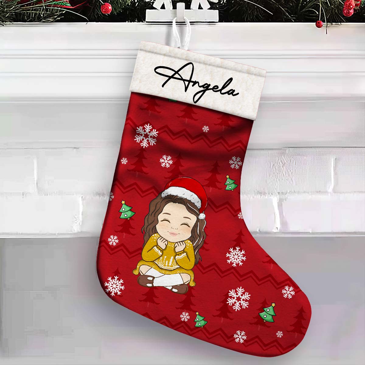 Family Christmas Stocking - Personalized Custom Christmas Stocking