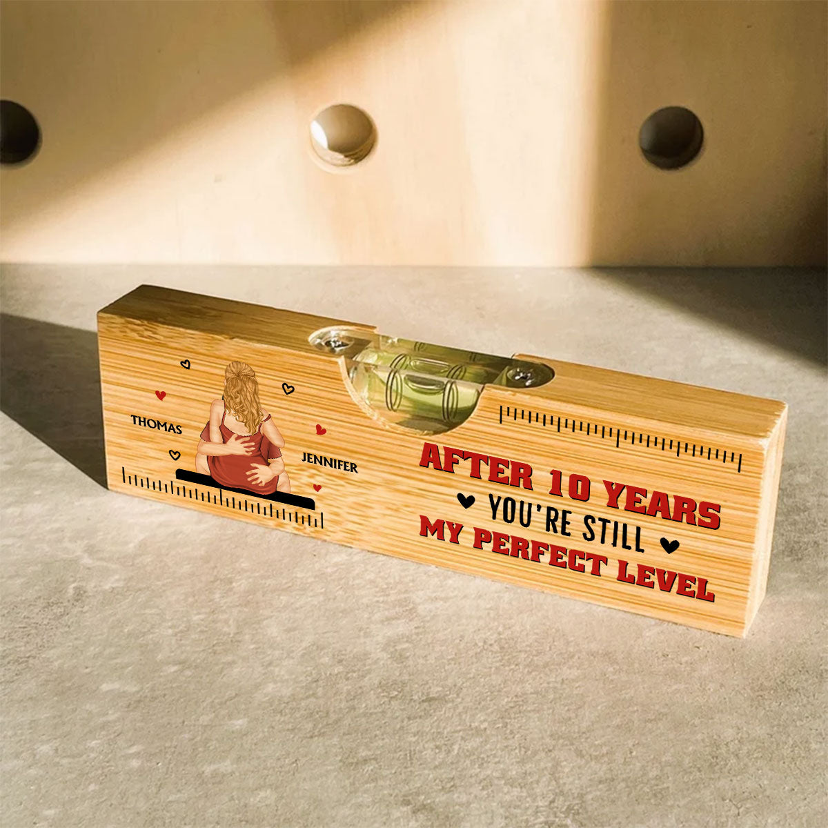 You Are Still My Perfect Level - Personalized Custom Wooden Spirit Level Bottle Opener