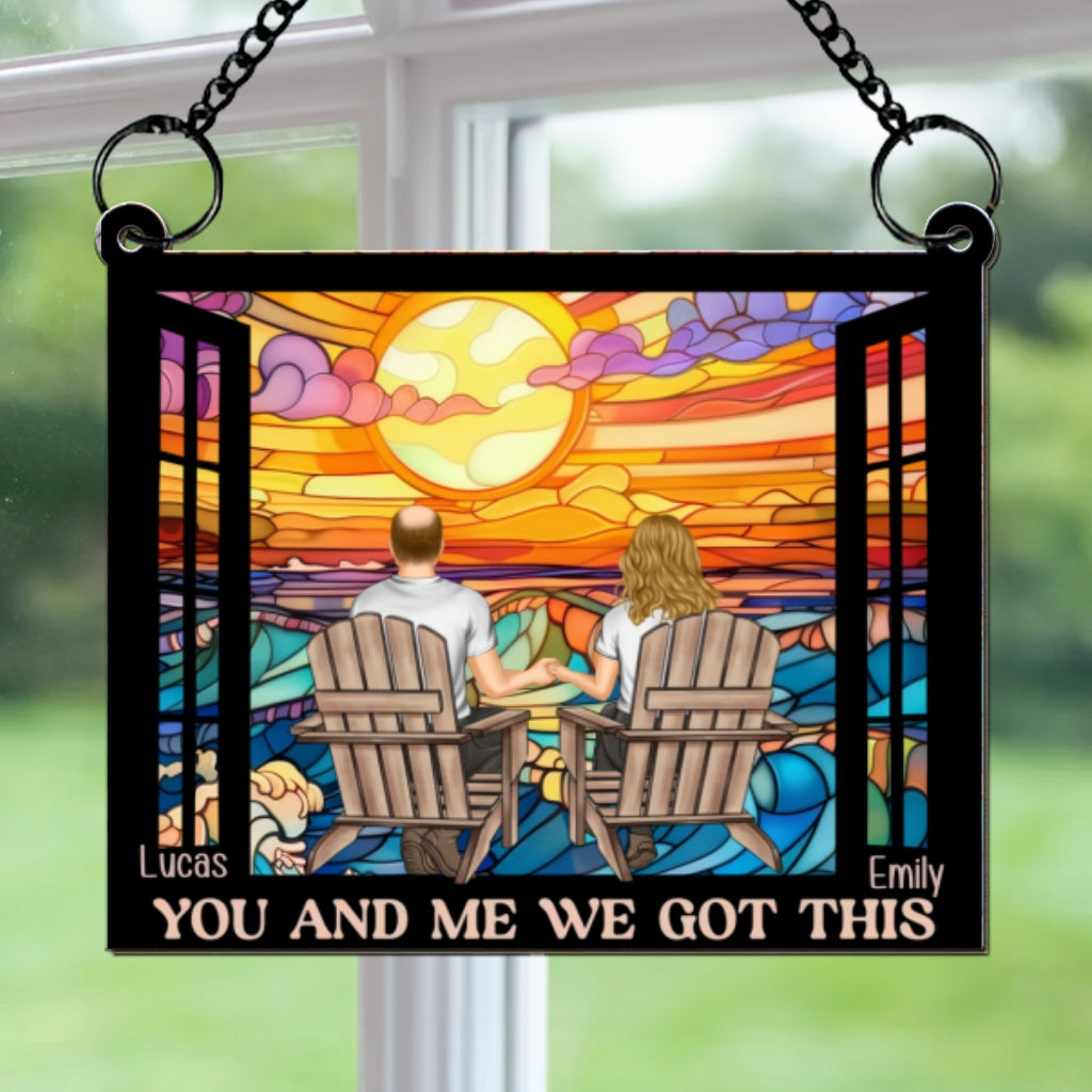 Building A Life We Love - Personalized Custom Suncatcher