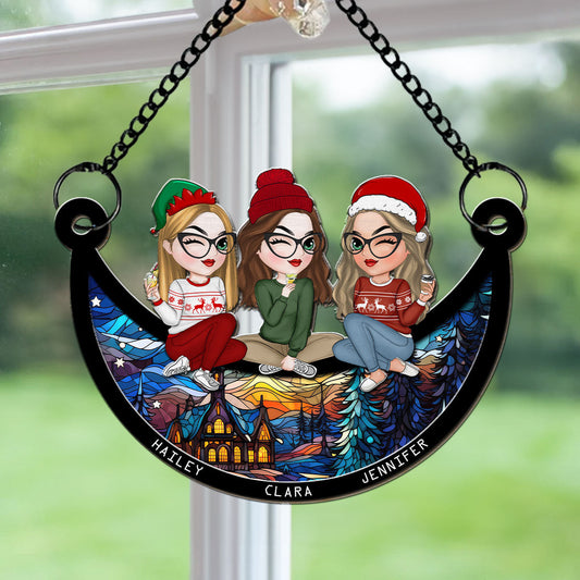 Our Christmas - Personalized Custom Suncatcher