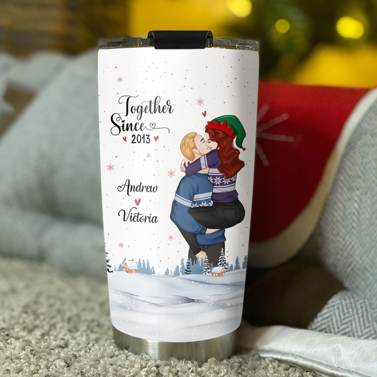 Our First Christmas 2024 - Personalized Custom Tumbler