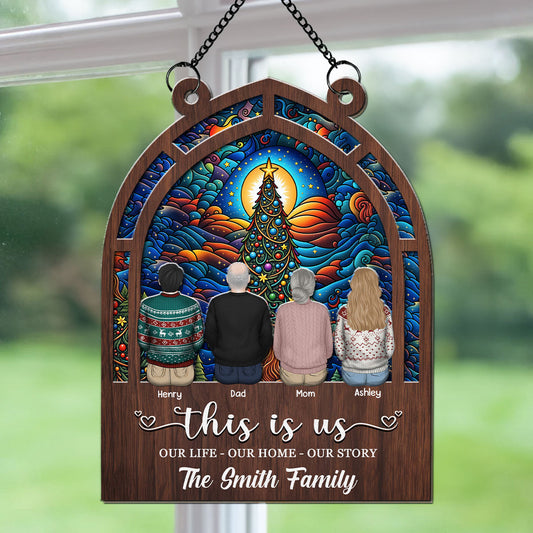 Our Bond Is Unbreakable - Personalized Custom Suncatcher