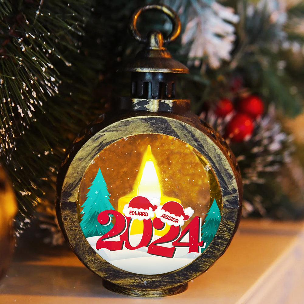 Winter Warmth - Personalized Custom Christmas Lantern