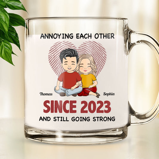 Annoying Each Other - Personalized Custom Glass Mug